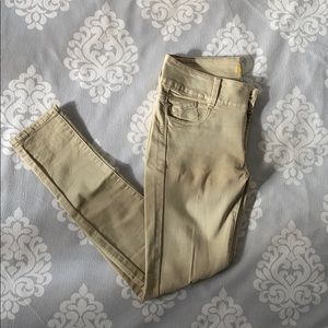 Hailey - Khaki Straight Leg Pants